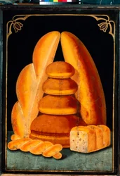 Ein Bäckereischild, Anfang des 20. Jahrhunderts