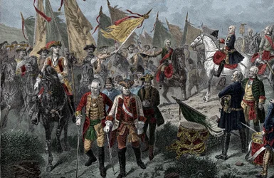 Nach der Schlacht von Hohenfriedberg