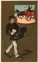 Anonyme Chromolithografie, Ende des 19. Jahrhunderts.