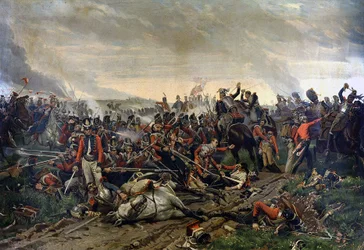 Schlacht von Waterloo am 18. Juni