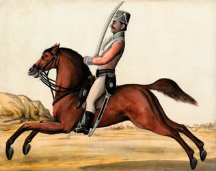 Bengalische einheimische Kavallerie, ca. 1788