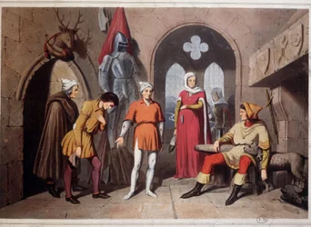 Schlossinterieur in den Vogesen, Straßburg