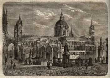 Kathedrale von Palermo - Duomo di Palermo - Gravur in 