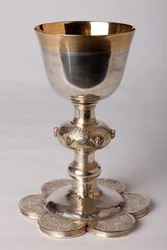 Kelch des Kaplans Georges Coquere. Gold- und Silberschmiedekunst