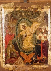 Christus in der Vorhölle. Ikone des 13. Jahrhunderts