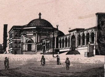 Konstantinopel, Türkei: Blick auf die verbrannte Säule. in „Die Welt illustriert 168 Ansichten“. Undatiert (spätes 19. Jahrhundert)