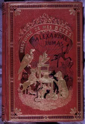 Titelblatt des Buches „Histoire de mes bêtes“ von Alexandre Dumas Vater