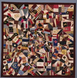 "Crazy" Quilt, ca. 1885