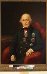 Porträt von Graf Dmitry Nikolayevich Bludov (Mitte des 19. Jahrhunderts)