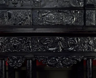 Horatius Cocles verteidigt die Sublicius-Brücke in Rom gegen den Angriff der Etrusker von Porsenna (Detail)