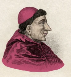 Francisco Jimenez de Cisneros (Gonzalo Jimenez de Cisneros) (1436-1517) Kardinal, religiöser Reformer und spanischer Staatsmann. Gravur aus dem 19. Jahrhundert