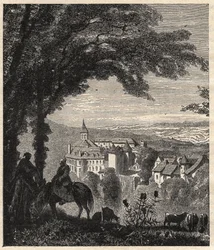 Gargilesse-Dampierre - Indre - Frankreich - Gravur in 