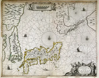 Geografische Karte von Japan, Korea und Südchina