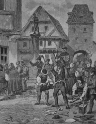 Deutscher Bauernkrieg (1524-1526): Die Bauern in Berken misshandeln die Juden