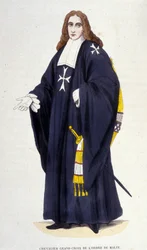 Großritter - Kreuz des Malteserordens. 19. Jahrhundert Gravur