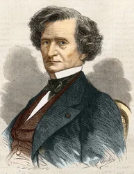 Hector Louis Berlioz, französischer Komponist (1803-1869).