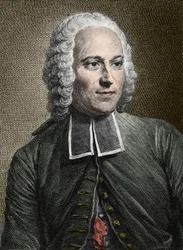 Jean-Antoine Nollet (1700-1770), französischer Experimentalphysiker und Geistlicher - Porträt des Abbé Jean Antoine Nollet (1700-1770), französischer Physiker