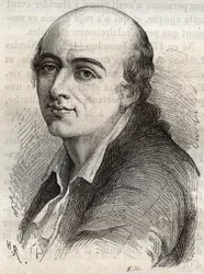 Jean-Claude Delametherie (Jean Claude la Metherie) (1743-1817) französischer Naturforscher, Mineraloge und Paläontologe.