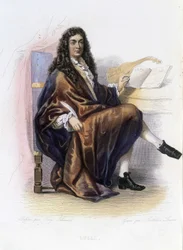 Jean Baptiste Lully (Giovanni Battista Lulli) (1632-1687) - in „Le Plutarque français“, Ed. Mennechet