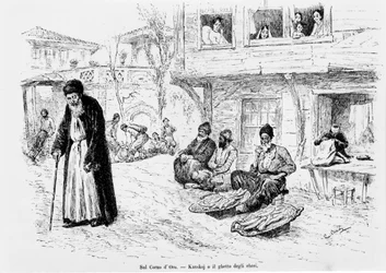 Jüdisches Ghetto in Konstantinopel