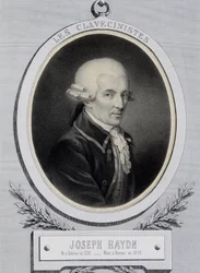 Medallion-Porträt des Musikers Franz Joseph Haydn (1732-1809)