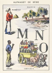 M N W: Topf, Schwimmer, Schwarzer Mann, Omnibus