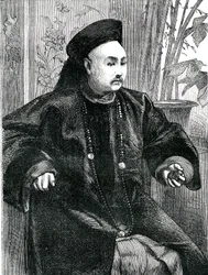 Mandarin Tchung Hao (Chung How), Gravur 1868