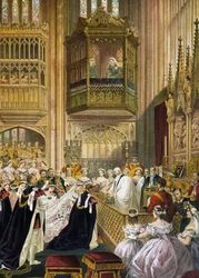 Heirat des Prinzen von Wales (später König Edward VII. von England) (1841-1910) mit Alexandra von Dänemark (Alexandra Caroline Marie Charlotte Louise Julie von Schleswig-Holstein-Sonderburg-Glücksburg) (1844-1925)