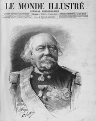 Marschall Canrobert (1809 - 1895). Meldung seines Todes am 24. Januar