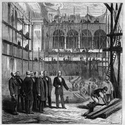 Mitglieder des ständigen Ausschusses besuchen die Arbeiten der neuen Halle der Nationalversammlung in Paris