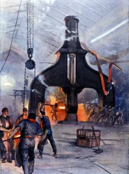 Metallwerke Ansaldo im Jahr 1890