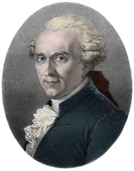 Michel-Jean Sedaine (1719-1797), französischer Dramatiker und Librettist - Gravur.