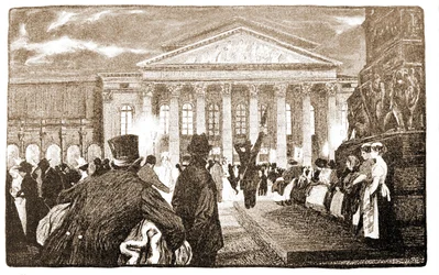 Münchner Theater, Hoftheater. 19. Jahrhundert.