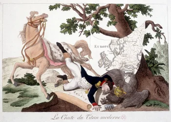 Napoleon: Der Fall des modernen Titanen - in „Napoleon I.“, Karikaturensammlung