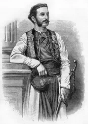 Nikola I. (1841-1921), im Jahr 1869. Fürst von Montenegro, später König von Montenegro.