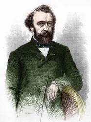 Porträt von Adolphe Sax, Erfinder des Saxophons (1814-1894)