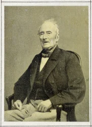 Porträt von Alphonse de Lamartine (1790 - 1869), 1867