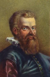 Porträt von André Vesale, Anatom