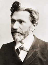 Porträt von August Bebel (1840-1913), deutscher Politiker