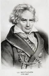 Porträt von Beethoven (1770 - 1827)