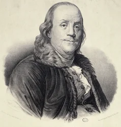 Porträt von Benjamin Franklin