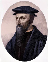 Porträt von Calvin (1509 - 1564)