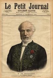 Porträt von Charles de Freycinet (1828-1923), Ingenieur, Mitglied der Akademie der Wissenschaften (1882) und der Académie française (1890), Politiker, mehrfach Präsident des Rates (1879-1880)