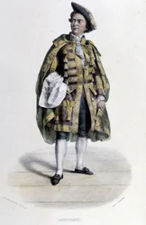 Porträt von Claude Louis Seraphin Barizain (oder Barisain), genannt Monrose