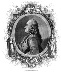 Porträt von Etienne Jeaurat (1699-1789), französischer Maler und Karikaturist.