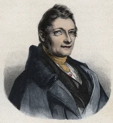 Porträt von Franz Xaver Gabelsberger, englischer Erfinder