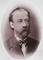 Porträt von Friedrich Smetana (Gravur nach Foto)