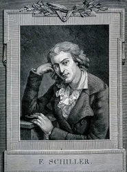 Porträt von Friedrich von Schiller (1759 - 1805), deutscher Dichter und Dramatiker
