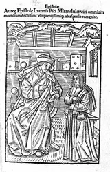 Porträt von Giovanni Pico della Mirandola