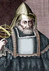 Porträt von Hermes Trismegistos.